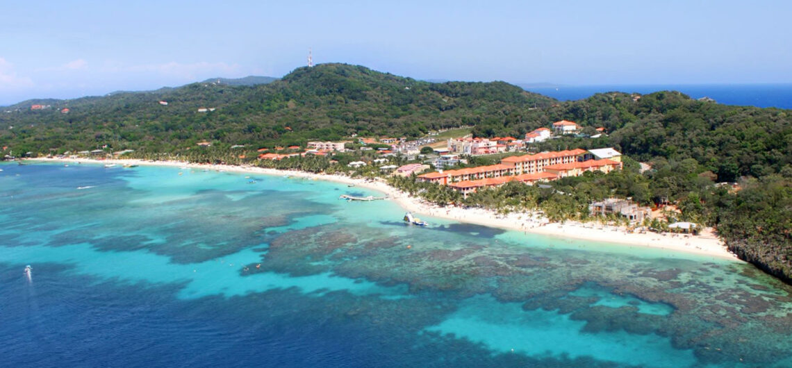 Wonderland Roatan Tours West Bay Aerial