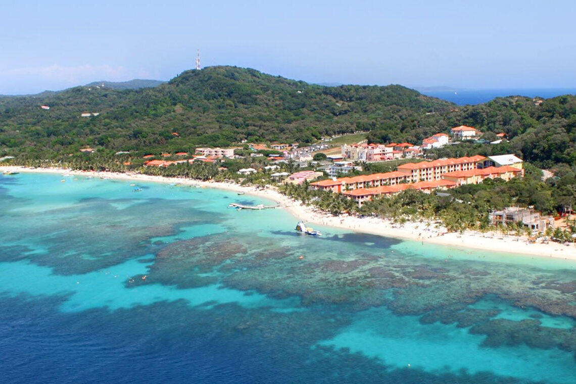 Wonderland Roatan Tours West Bay Aerial